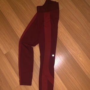 Lululemon two tone leggings